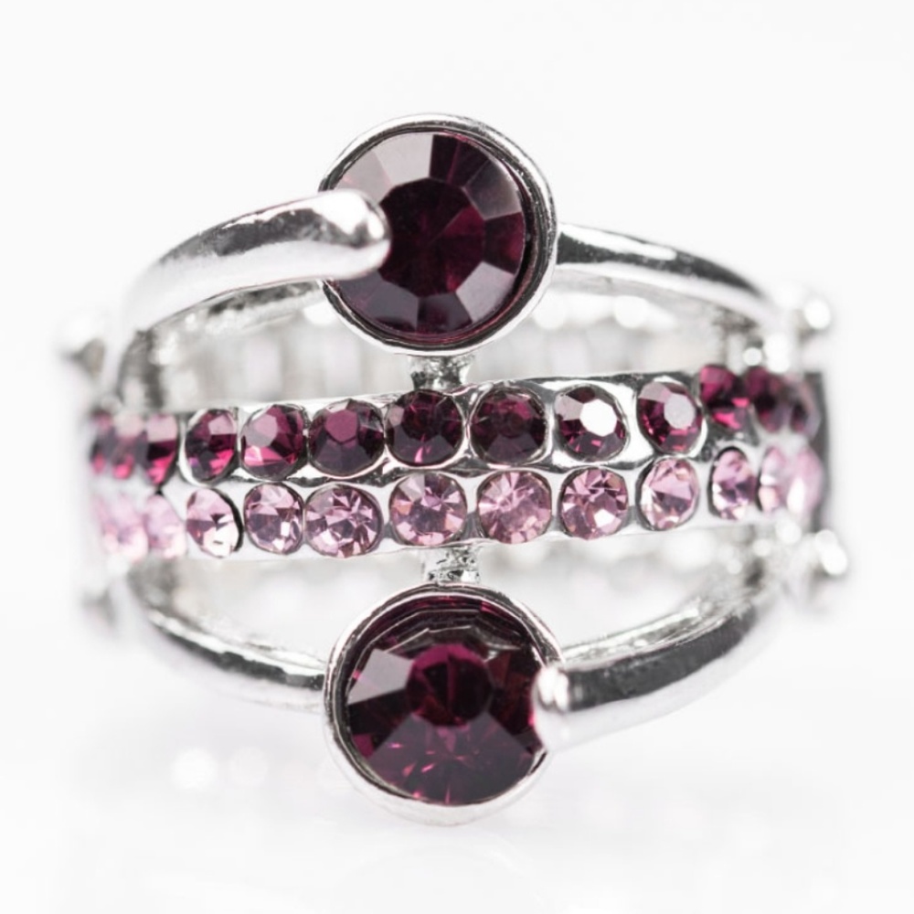Ring - Hold On To Your Seat Purple Gem
